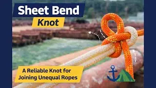 Sheet Bend Knot | The Go-To Knot for Unequal Ropes #sailingknots #ropeknots #diy #knottutorial
