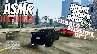 ASMR Gaming | GTA V Gerald Mission EP 1 | Relaxing 😴 Whispering + Gum Chewing 🎮 Controller Sounds 💤