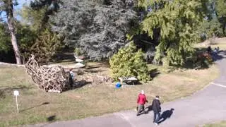 Timelapse : #jpo #fds2019 13/10/2019 : Montage du Flottin 