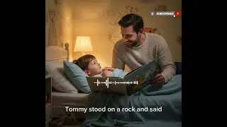Father tells his son a night story about tommy and his English lesson. 
