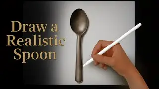 Draw a Realistic Spoon in Procreate 🥄 Digital Painting Tutorial.  #artsip