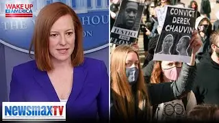 Psaki & Biden dodge the Royals and China, nation preps for George Floyd trial | Wake Up America