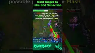 How to Predict a Flash under Turret with Thresh #shorts