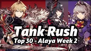 WOTV PvP Top 30 Arena - King Mont - Tank Rush Showcase! ft. Alaya, Eliza - Alaya Week 2 FFBE幻影戦争GL