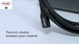 60 W Nylon Braided Type C Cable