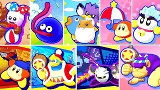 Kirby Star Allies - All Friend's Quotes & Bios + Dream Friend's Splash Screens