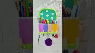 DIY two in one pen holder 💐#youtubeshorts #viralshorts