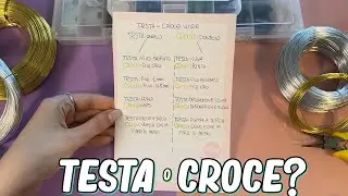 TESTA o CROCE con GIOIELLI IN WIRE e CRISTALLI