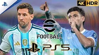Argentina vs. Uruguay | eFootball 2026, Gameplay PS5 4K HDR 60 FPS