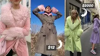 DIY $2000 SAKS POTTS fur trim coat under $12 | SS21 trends | MODA YALDA