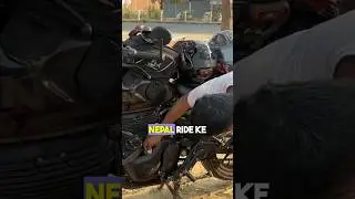 Delhi to Nepal🇳🇵Bike Ride with @royalenfield Hunter 350 #nepal #delhitonepal #bikeride #offroad