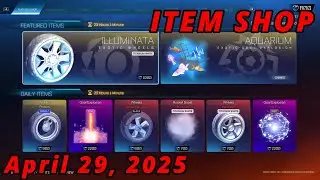 April 29 Rocket League Item Shop: TITANIUM WHITE BURNOUT BOOST!