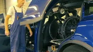 #21. Wheelchair in a Tesla Model X