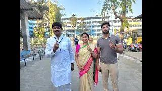Ex Corporator Santosh Shetty ने वोट किया