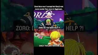 TRUST ME OR NOT  SANJI WAS MORE BADASS THAN ZORO..#anime #luffy #zoro