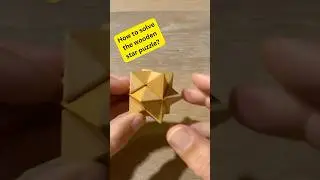 How to solve the Wooden star Puzzle! Made Easy!⭐