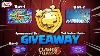 Clash of Clans LIVE 🔴| Day-2 Giveaway of Gold Pass | Clash of Clans X Marbles on Stream | Chessman🇳🇵