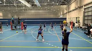 U15/14G ProVolley Pymble vs Endeavour. Set 1. 22 Jun 2025