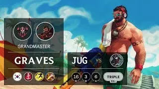 Graves Jungle vs Kayn - KR Grandmaster Patch 9.9