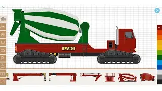 Labo Construction Truck | Dozer Wheel Cement Mixer Truck