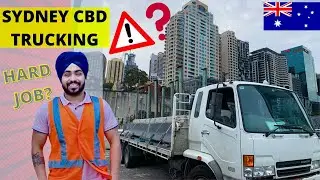 My HR Truck Job In Sydney City (CBD) | Is It Hard To Drive In City? ਦੇਖੋ ਕੀ-ਕੀ ਮੁਸ਼ਕਲਾਂ ਆਈਆਂ | ⚠️ 😰