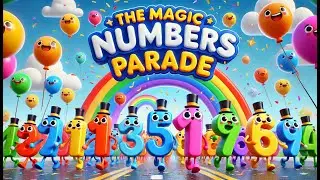 The Magic Numbers Parade 🎈 | Fun Counting Song for Kids | Learn 1 to 10 with Music & Animation!