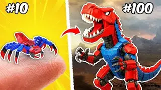Mejora LEGO: Transformaci&oacute;n del Spider-Man Dino Gigante | ROBO Bricks Espa&ntilde;ol