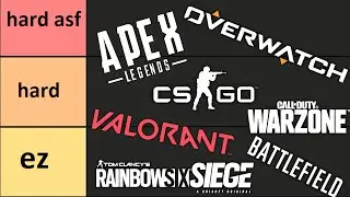 PvP Shooter Games From EASIEST To HARDEST Tier List