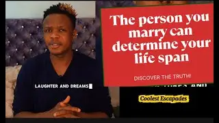 The person you marry can determine how long you live,its a fact #marriageadvise  #relationship #fyp