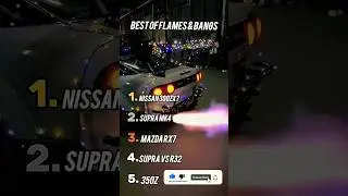 BEST OF FLAMES & BANGS CARS JDM