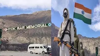SHYOK WAR MEMORIAL🇮🇳// Nurba valley//Ladakh