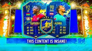 THIS IS INCREDIBLE CONTENT EASPORTS!! INSANE TAPSOBA + LAZARO TOTS SBCs! - #FIFA21 Ultimate Team