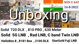 Solid 720 DLX || 810 PRO ||  Hellobox 8 || Unboxing || 14/8/2022