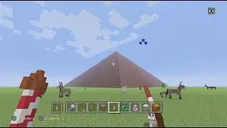Recreating a Giant pyramid was from the Alpha Version of Minecraft