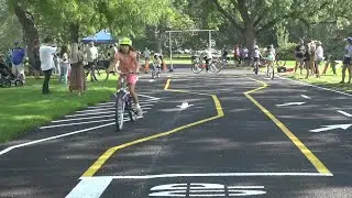 A new traffic garden in Ann Morrison Park is a proactive approach to bicycle safety