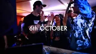 Martin Eweek dropping bomb of a techno track at SOLU Boat Party