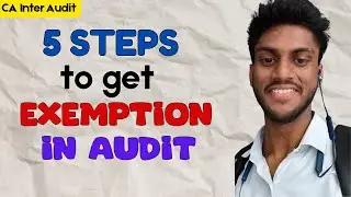 5 Steps to Score Exemption in CA Inter Audit (60+ Marks)