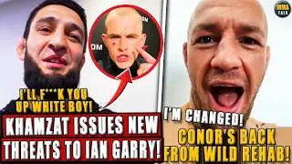 Khamzat Chimaev MAKES CONTROVERSIAL new THREAT to Ian Garry! Conor's BACK from rehab!&nbsp;Arman-Topuria