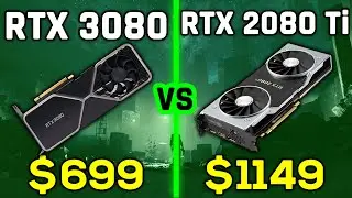 RTX 3080 vs RTX 2080 Ti | Gaming, Temps, Watts