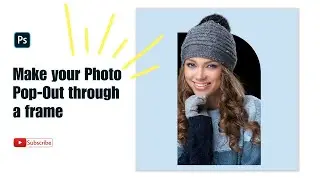 How to Make a Photo Pop-Out through a Frame in Photoshop | Photoshop Tips & Tricks