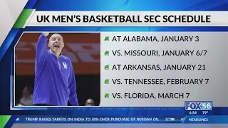 Mark Pope, Kentucky release 2025-26 SEC schedule