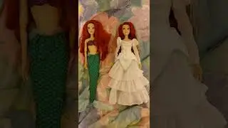 Disney Store Ariel from the Little Mermaid dolls