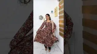 🔥🦋ൻ്റെ സാറേ🥹‼️ ഇഷ്ടായി😍❣️LINK ON SCREEN Best Cotton Anarkali TryOn‼️#nerin #flipkart #viral