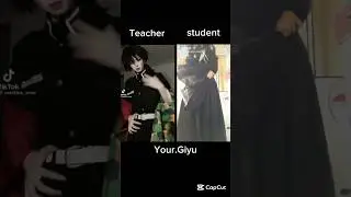 omg 😳😮#demonslayer #demonslayercosplay #giyu #muichiro