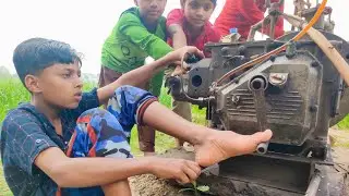 How to The Mobile Engine sallow machine start full process video with village filed by startup chal