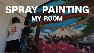 I Spray Painted My Room