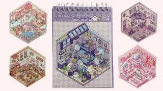 Magic Ghost Room ASMR | Cute 3D Stickers & Calm Night Sounds