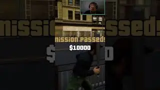 Chaos Hits GTA 3! Cops, Guns & Baseball Bat Mayhem 😱 | Arvoxil #shorts