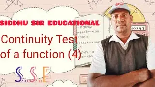 Continuity Test of a Modulus function (4) #calculus# Class-XII Math ll S.S.E ll