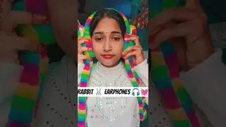 Rabbit 🐰 earphones 🎧 #song #love #music #tranding